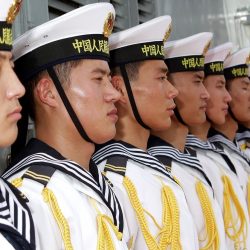 Čínski námorníci. Ilustračná snímka