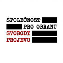 Logo českej Spoločnosti pre obranu slobody prejavu