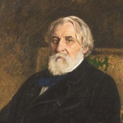Portrét Ivana Sergejeviča Turgeneva z r. 1874