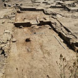 Ruiny synagógy odhalenej vo Fanagórii